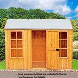 Shire Holt 7x10 Single Door Shed