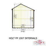 Shire Holt 7x10 Single Door Shed