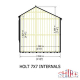 Shire Holt 7x7 Single Door Shed