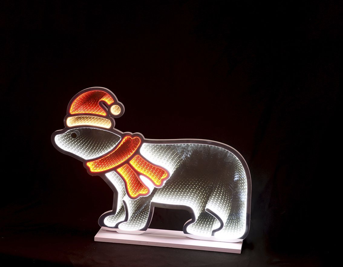 60cm Infinity LED Polar Bear