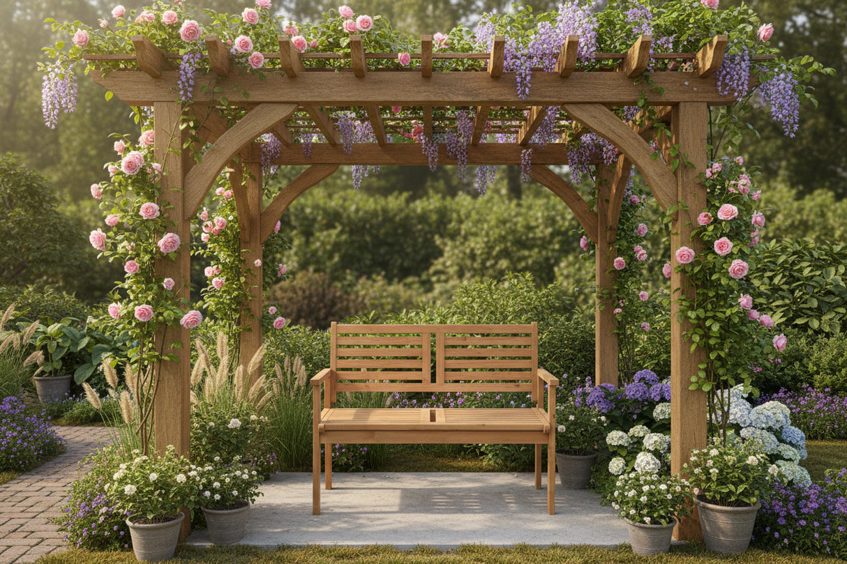 Florence Chinese Fir 2 Seater Bench