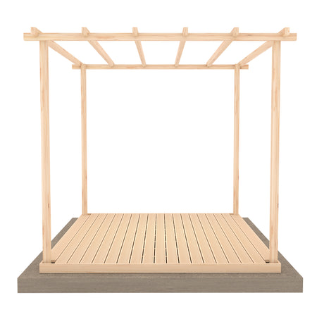 Shire 8x8 Ivy Pergola Kit with Decking