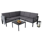 Kelly Corner Sofa and Table Garden Furniture Set