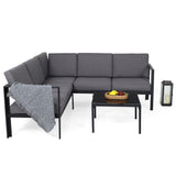 Kelly Corner Sofa and Table Garden Furniture Set