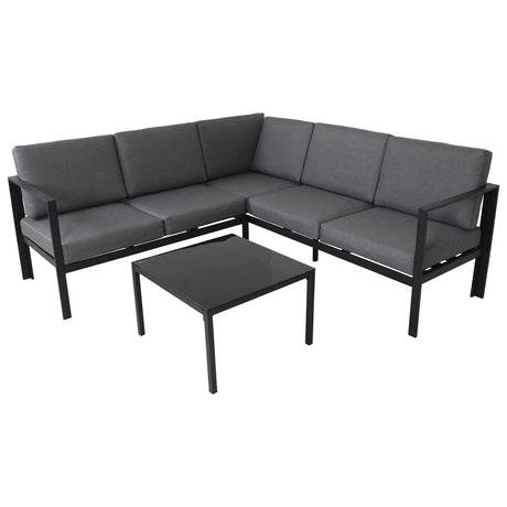 Kelly Corner Sofa and Table Garden Furniture Set