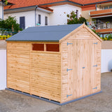 Langley 8 ft x 6 ft Shiplap Double Door Shed