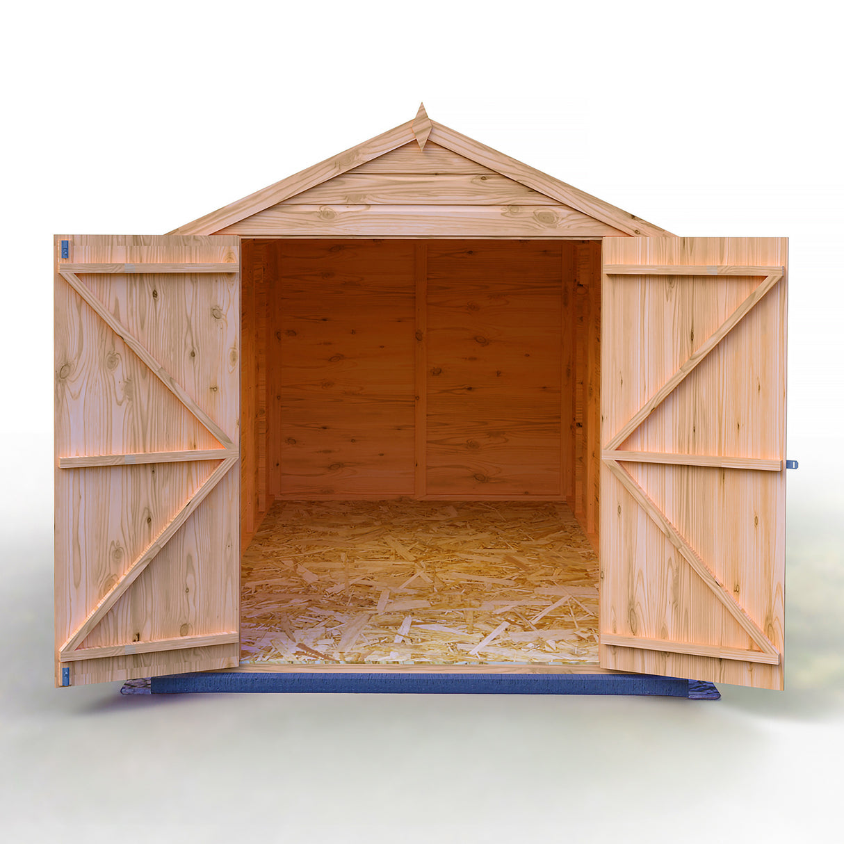 Langley 12 ft x 6 ft Shiplap Double Door Shed