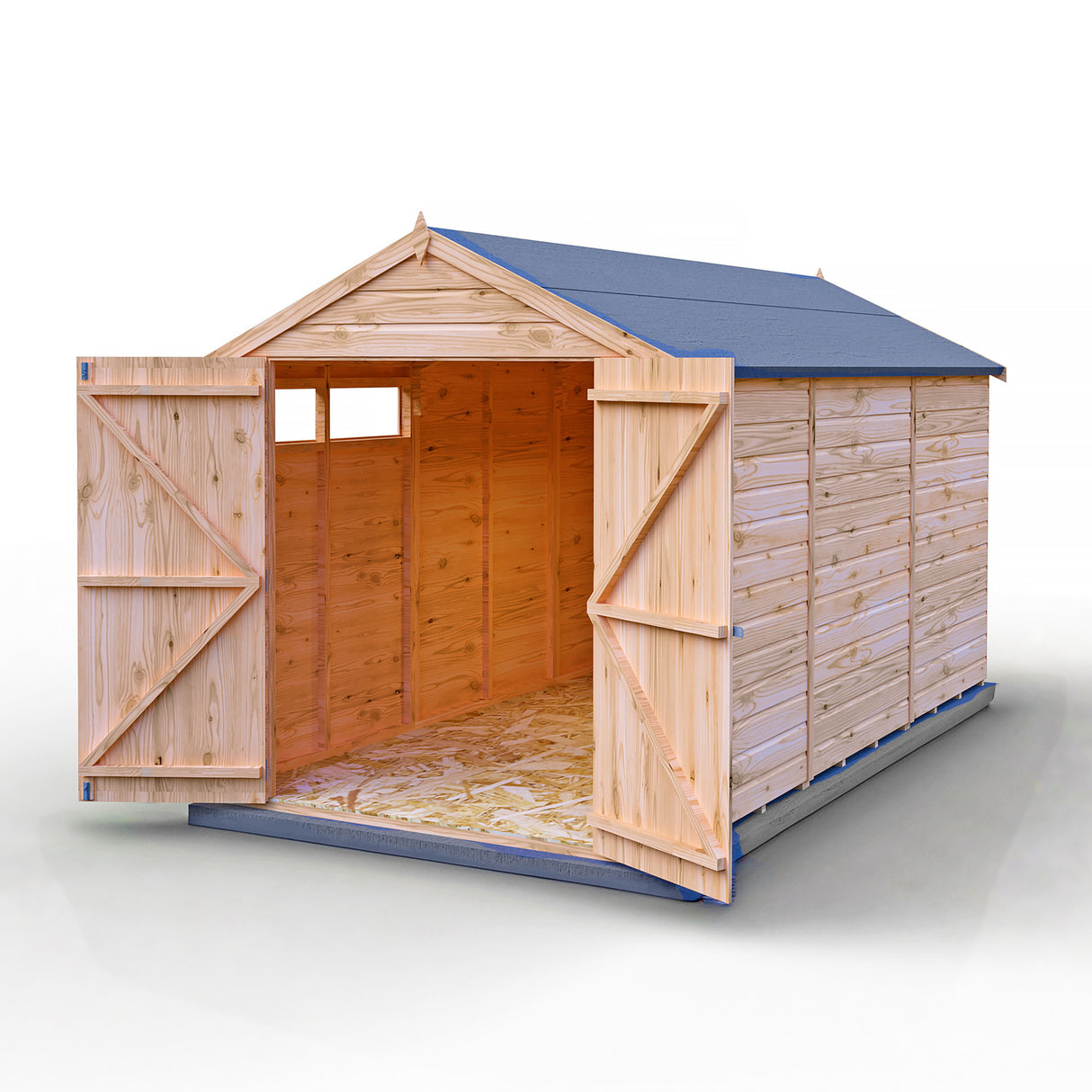 Langley 12 ft x 6 ft Shiplap Double Door Shed