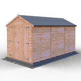 Langley 12 ft x 6 ft Shiplap Double Door Shed