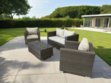 Nevada 4 Seat Aluminium Lounge Set