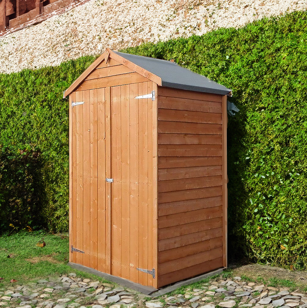 Garden Value Overlap 4 x 3 Double Door Shed