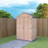 Garden Value Overlap 4 x 3 Double Door Shed