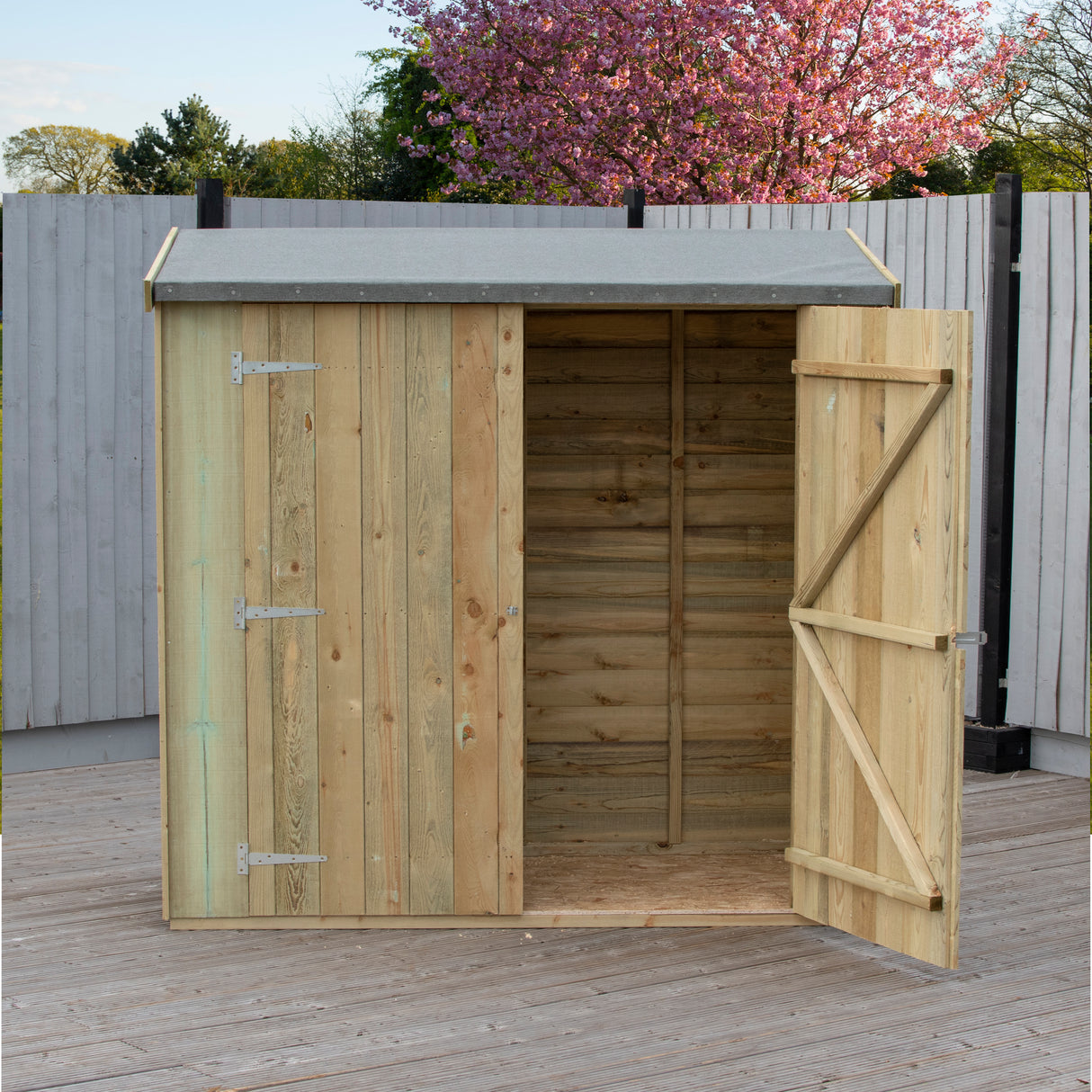 Garden Value Overlap 6 x 3 Pressure Treated Shed