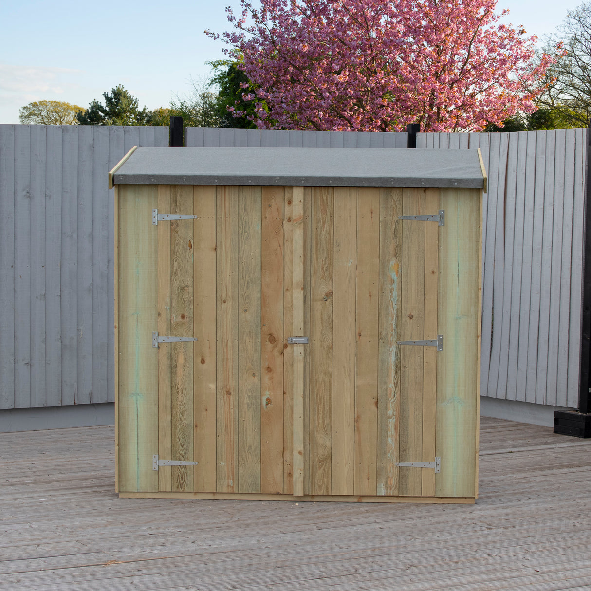 Garden Value Overlap 6 x 3 Pressure Treated Shed