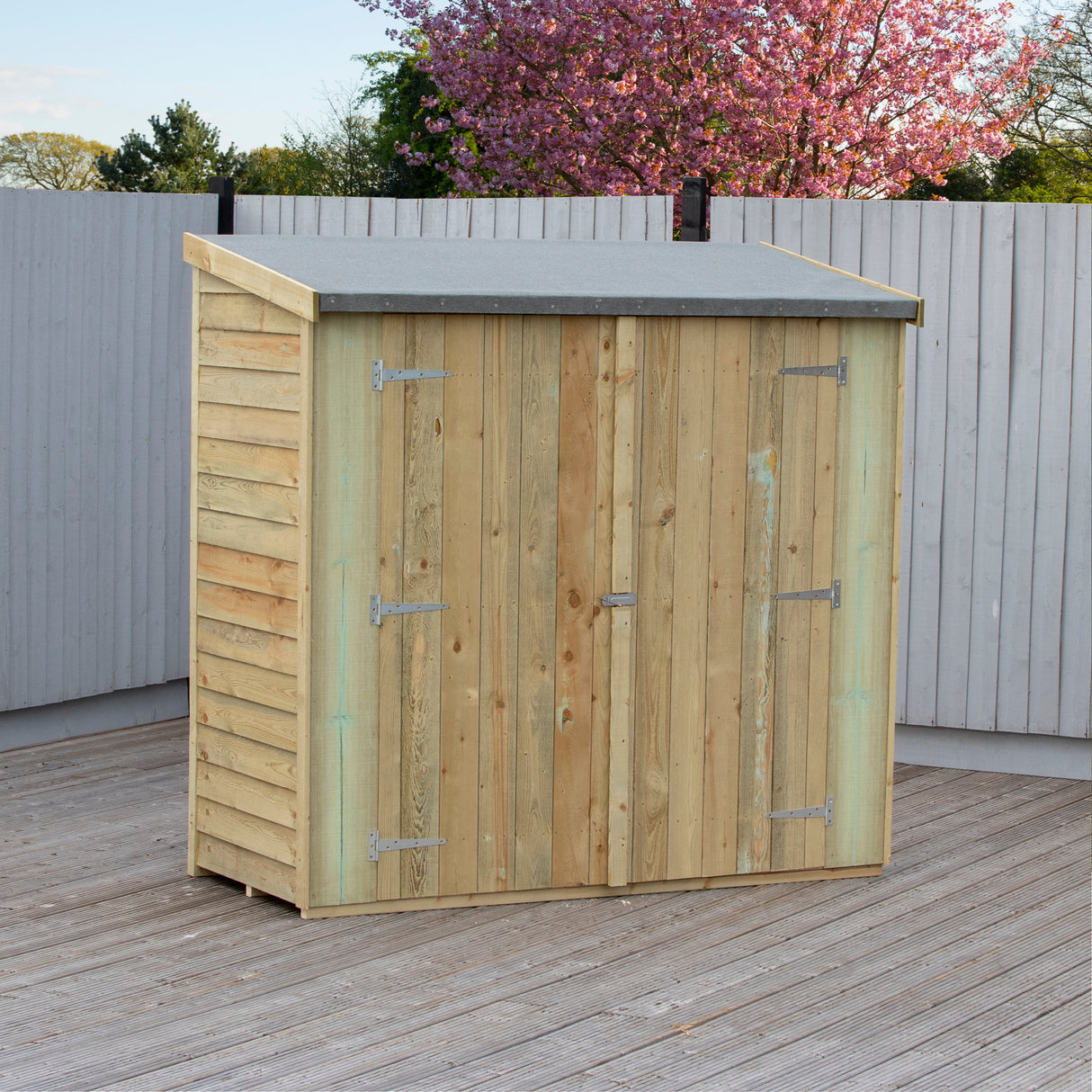 Garden Value Overlap 6 x 3 Pressure Treated Shed