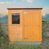 Shire Shiplap Pent Shed 6x4