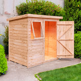 Shire Shiplap Pent Shed 6x4