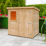 Shire Shiplap Pent Shed 6x4