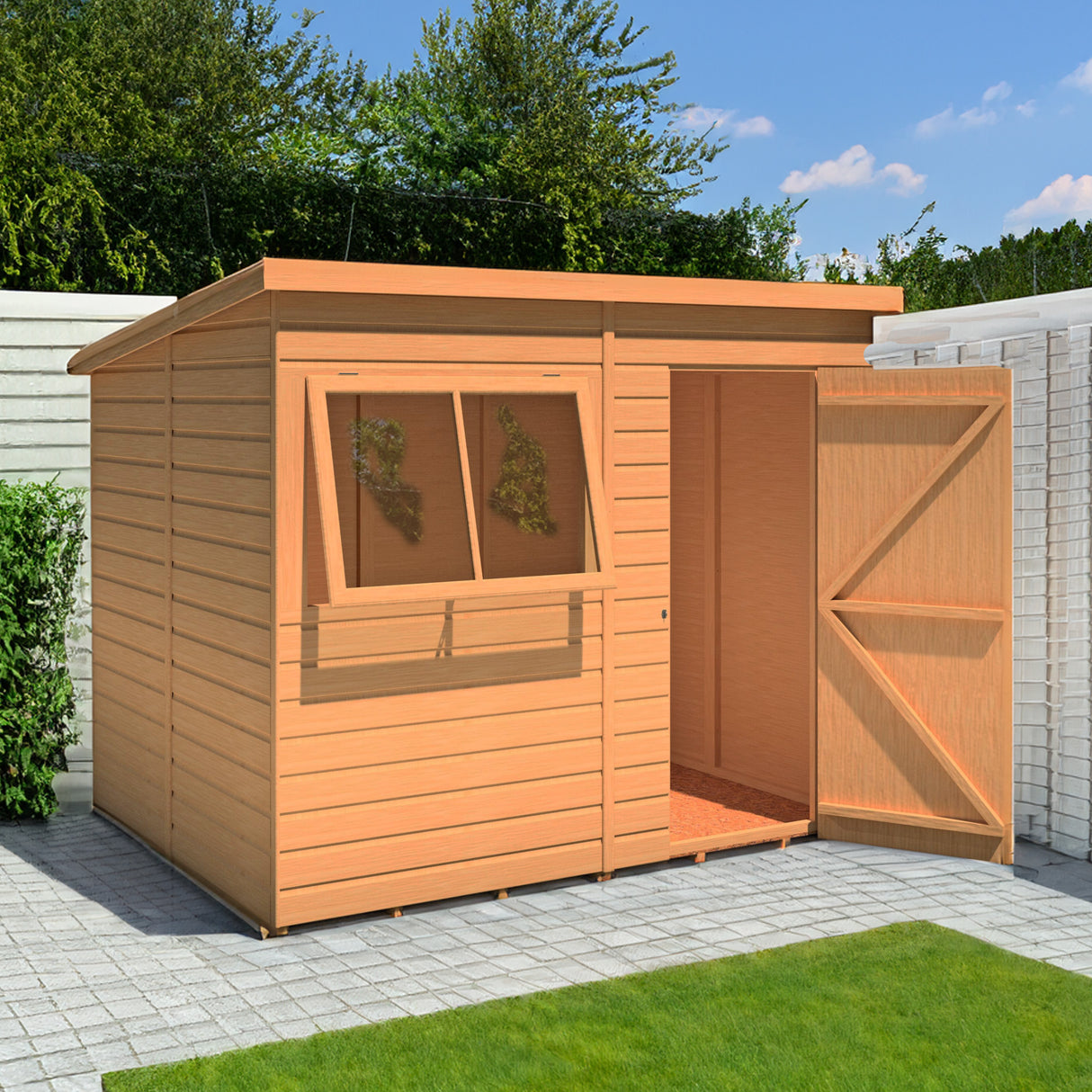 Shire Pent Shed 8x6