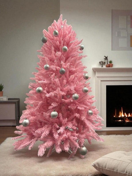 Colorado Spruce Christmas Tree Pink - 7ft/210cm