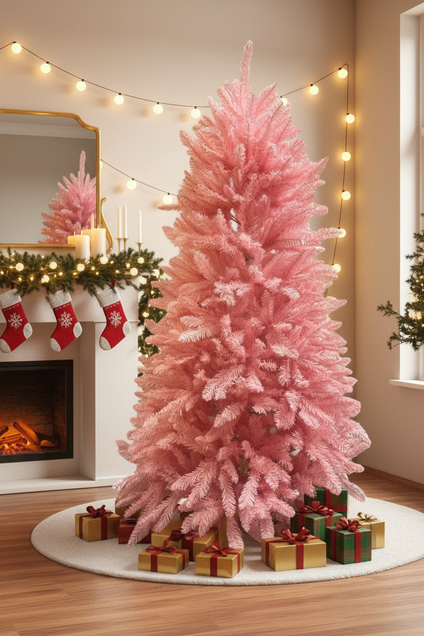 Colorado Spruce Christmas Tree Pink - 6ft/180cm