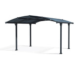 Arcadia 4300 Carport - Grey with Polycarbonate Roof