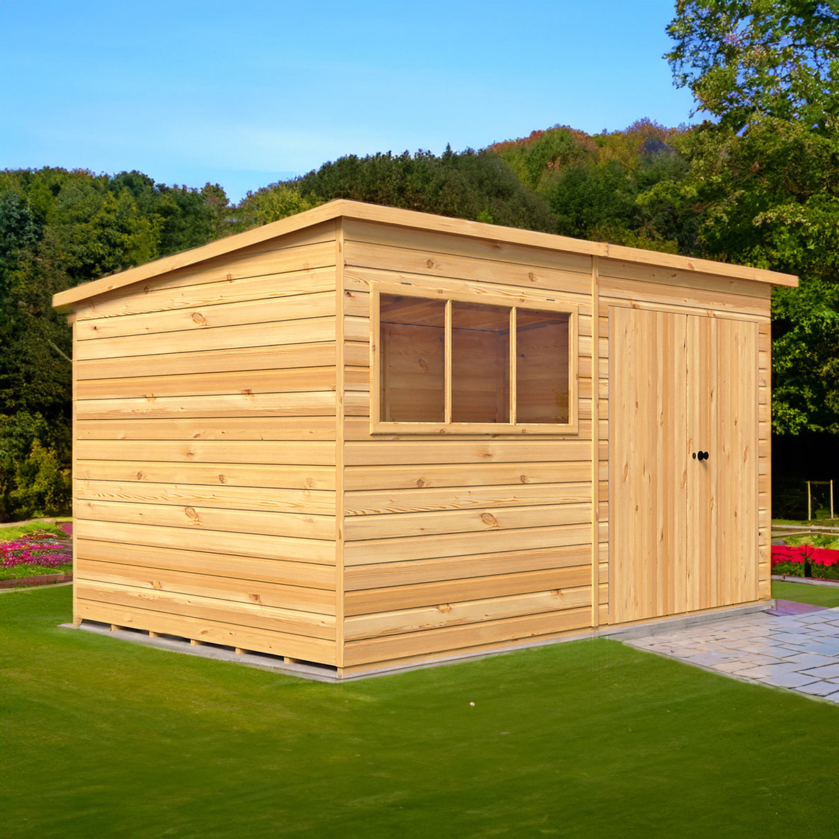 Shire Ranger 12 x 8 Pent Shiplap Shed