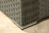 Richmond Rattan Aluminium Corner Set with Height Adjustable Table - Grey