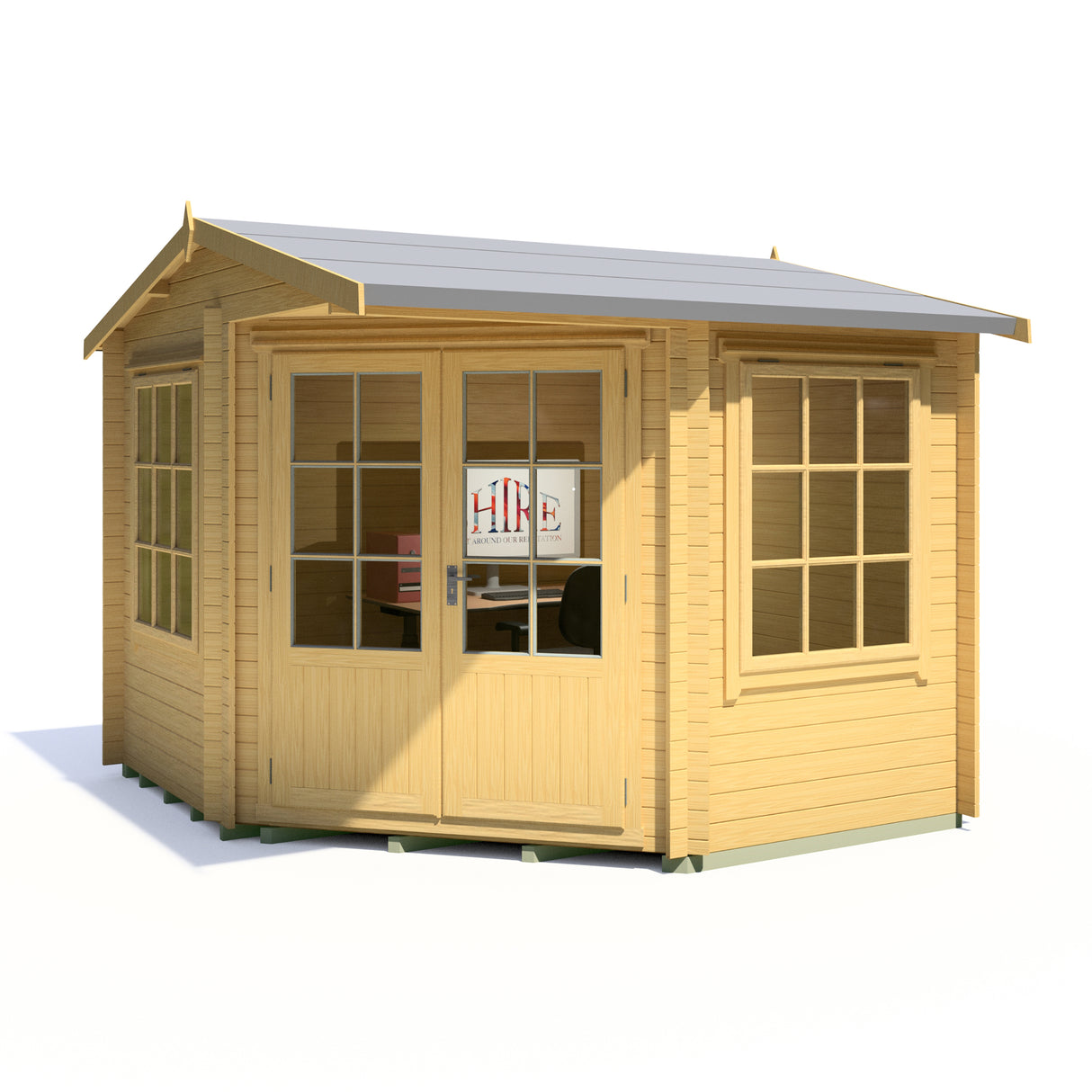Shire Rochester 10x10 Corner Cabin
