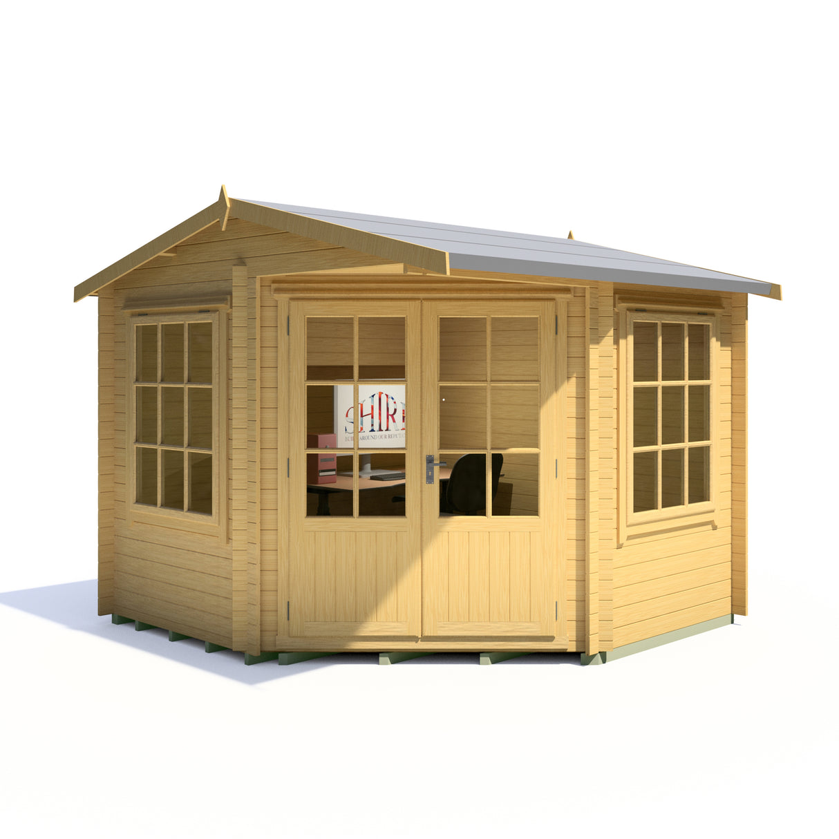 Shire Rochester 10x10 Corner Cabin