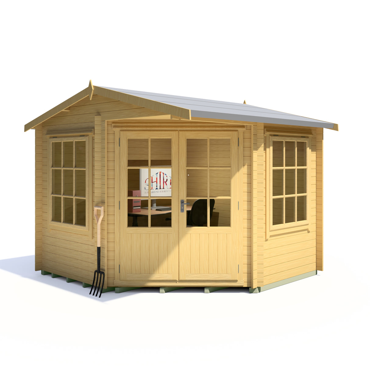 Shire Rochester 10x10 Corner Cabin