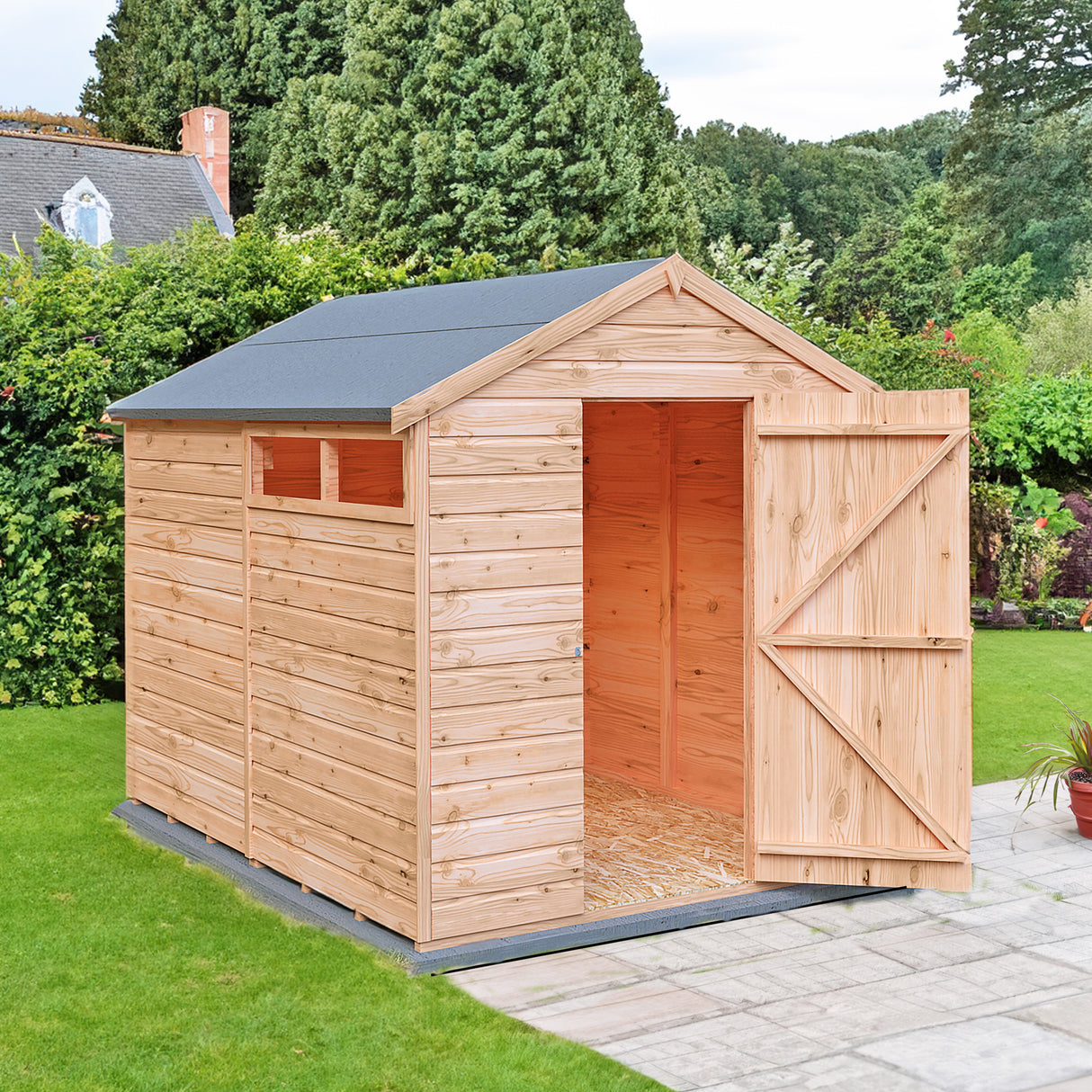 Sherburn 8 ft x 6 ft Shiplap Shed