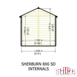 Sherburn 8 ft x 6 ft Shiplap Shed