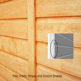 Shire Shetland Shiplap Apex Shed 6x4