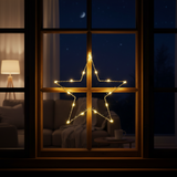 30cm Battery Operated LED Star Silhouette