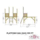 Shire Stork Playhouse + Platform