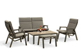 Atlas Reclining Garden Furniture Set 4 Seat 2 Year Warranty