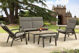 Atlas Reclining Garden Furniture Set 4 Seat 2 Year Warranty