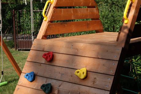 Shire Spider King Teak Painted Climbing Frame