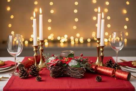 Twig Wrapped Star Centrepiece Candle Holder