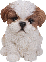 Brown Shih-Tzu Puppy Pet Pals Garden Ornament