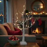 60cm White Birch Tree with 24 Warm White LEDs