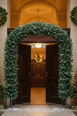 220cm Wide Curved Double Christmas Door Arch