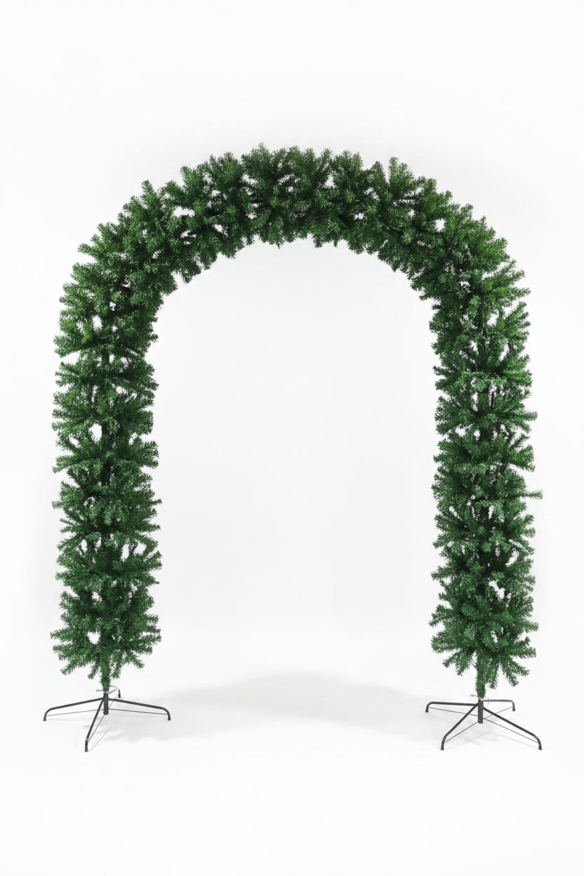 220cm Wide Curved Double Christmas Door Arch