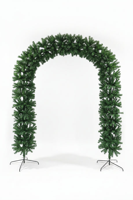 220cm Wide Curved Double Christmas Door Arch