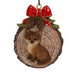 Hanging Fox Christmas Decoration