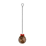 Hanging Fox Christmas Decoration