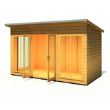 Shire Lela 12x6 Summerhouse with Storage Shed