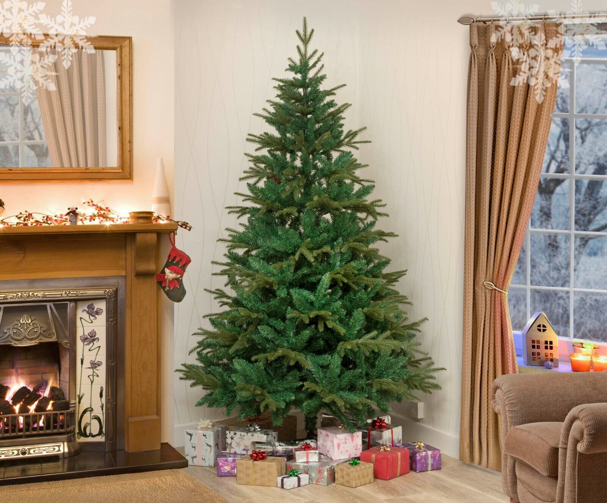 Lapland Fir Christmas Tree Green - 7ft/210cm