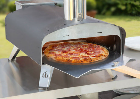 Wood Pellet Fired Pizza Oven with Pizza Peel